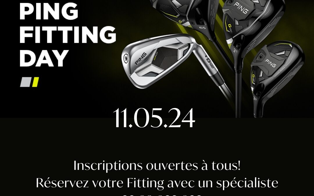 Les Fitting Days arrivent au Golf du Rhin!